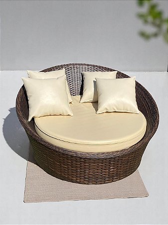 Chaise Garden Em fibra Sintética e Alumínio Diâmetro 1,30.