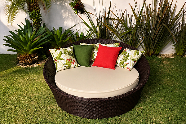 Chaise Garden Fibra Sintética e Alumínio Diâmetro 1,60.