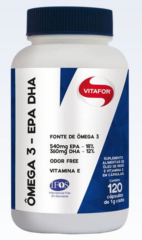 Omega 3 EPA - DHA 1g 120 caps Vitafor