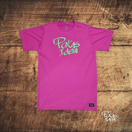 T-shirt long line Pokas Ideia PURPLE