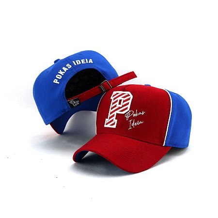 Boné Snapback Americano blue / red