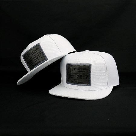 BONÉ SNAPBACK ABA RETA WHITE PI 2017