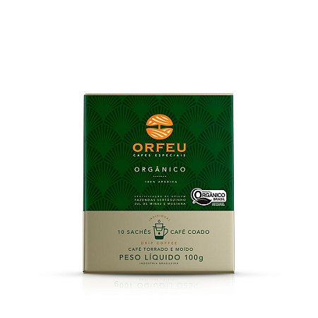 Drip Coffee Orgânico Orfeu - 10 sachês 