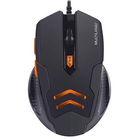 Mouse Gamer Multilaser 3200dpi 6 Botões Com Mouse Pad Mo274