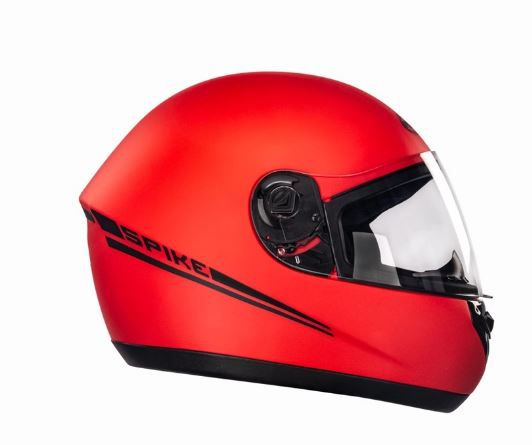 Capacete Spike L Classic Peels Vermelho Fosco com Preto Grafite