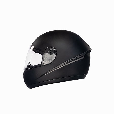 Capacete Spike L Classic Peels Preto Fosco com Grafite