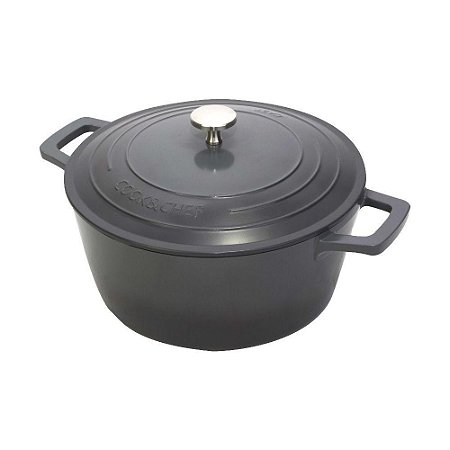 Caçarola 24 cm Revestimento Cerâmico 4,5 Litros Cook&Chef Indução