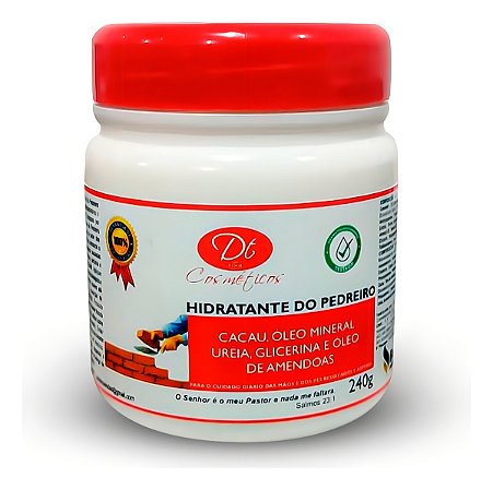 Creme Hidratante Pé De Pedreiro Para Rachaduras E Peles Ressecadas 240g