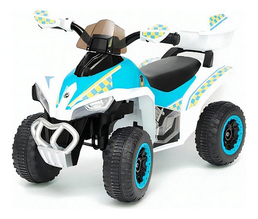 Mini Quadriciclo Moto Elétrica Criança Infantil Bateria 6V Luz Som Bivolt Bw129vm Importway