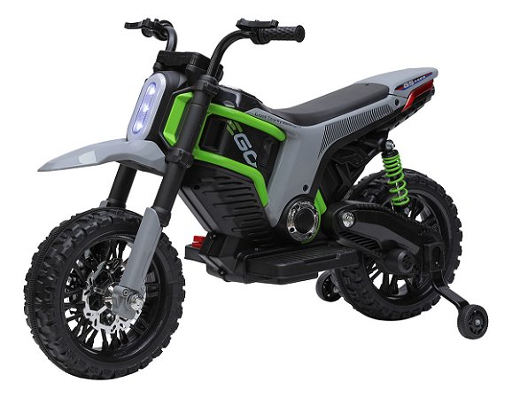 Moto Elétrica Infantil 12v Motocross Zs Farol de Led e Entrada Usb