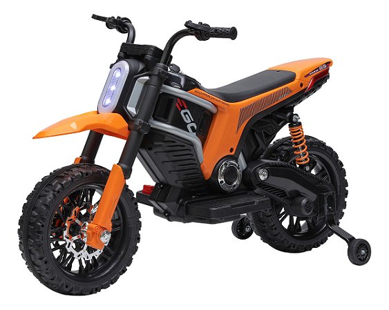 Moto Elétrica Infantil 12v Motocross Zs Farol de Led e Entrada Usb