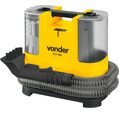 Extratora Portátil Vonder ELV400 400W Para Limpeza de Estofados, Carpetes e Veículos Compacta e Eficiente