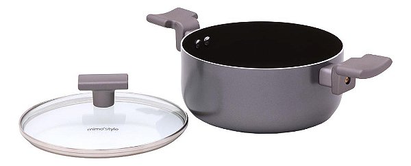 Panela Caçarola Sartin 20cm 1,8l Em Aluminio Com Revestimento Antiaderente Ceramico
