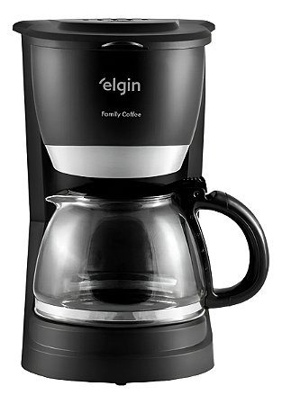 Cafeteira Elétrica 30 Xícaras Elgin Family Coffee Sistema Corta-pingos Preta 110v