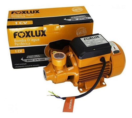 Bomba De Água Foxlux Periférica 01 Cavalo Bivolt
