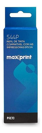 Refil De Tinta Maxprint Compatível Epson T544120 No.544p Preto
