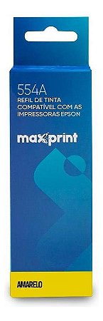 Refil De Tinta Amarelo 70ml Maxprint Compatível Epson 544