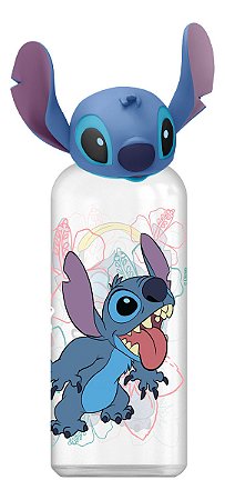 Garrafa Água Stitch 3d Portátil Infantil Antivazamento 560ml