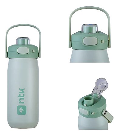 Garrafa Térmica, 750 Ml, Vedação Antiderramamento, Bebidas Frias E Quentes, Parede Dupla, Isomax Color