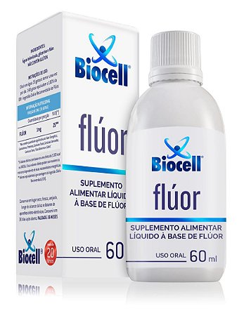 Flúor Biocell - Suplemento Alimentar Líquido Sublingual