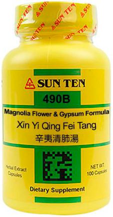 Xin Yi Qing Fei Tang (Magnolia & Gypsum Formula) 100caps 500mg - Sunten
