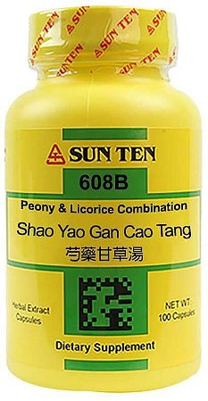 Shao Yao Gan Cao Tang (Peony & Licorice Formula) 100caps 500mg - Sunten