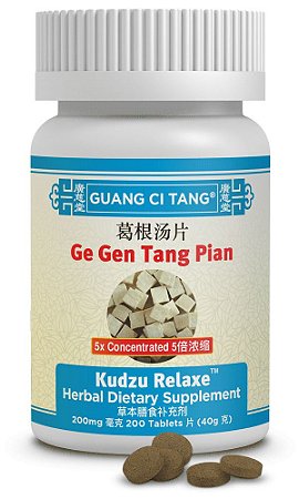 Ge Gen Tang Pian (Pueraria Formula) 200 tabletes 200mg - Guang Ci Tang
