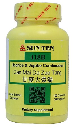 Gan Mai Da Zao Tang (Sunten) 500mg 100caps