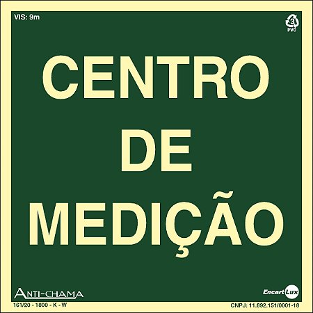 Placa Sinalização Foto 18x18 - Medição