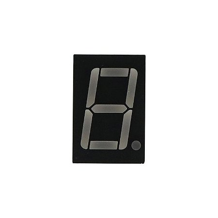 Display Catodo Comum HS-5101AS Máscara Preta Luz Vermelha