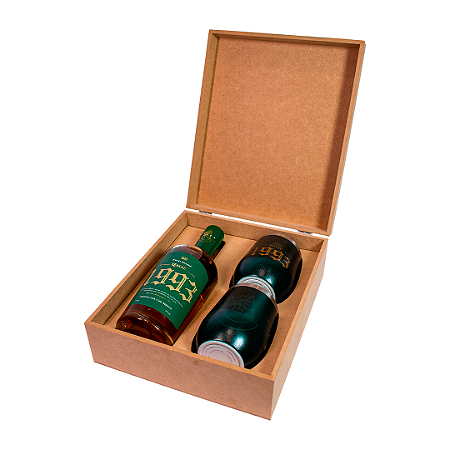 KIT CAIXA LEMAC 1993 + 2 COPOS GLUCK