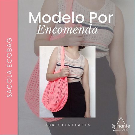 Sacola Ecobag em crochê