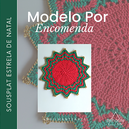 Sousplat Estrela de Natal