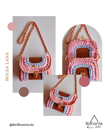 Bolsa Lana Tons de Rosa e Frozen