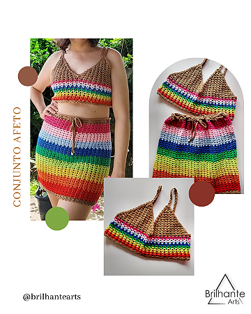 Conjunto em Crochê Afeto