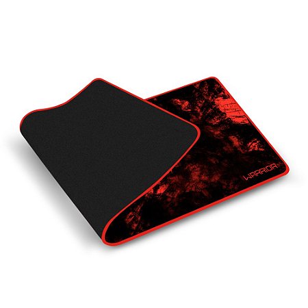 Mouse Pad Gamer Para Teclado e Mouse Vermelho Warrior Ac301