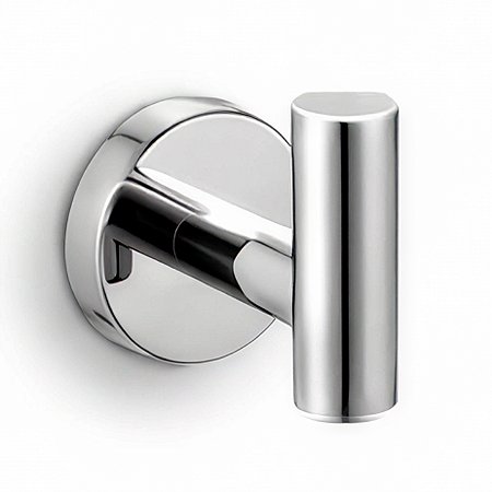 Cabide Suporte Gancho de Toalha de Parede Aço Inox Cromado Polido