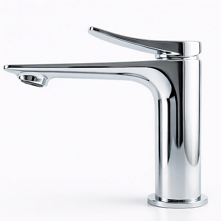 Torneira de Banheiro Lavabo Misturador Monocomando Paris Cromo