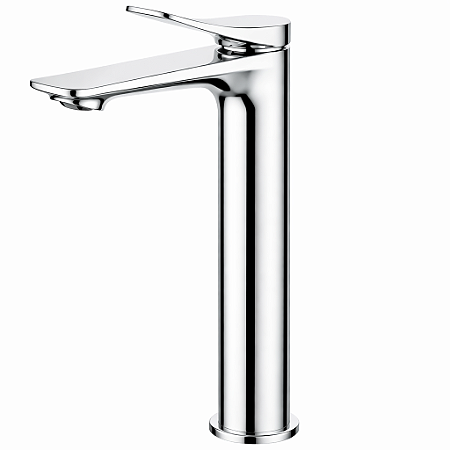 Torneira de Banheiro Lavabo Bica Alta Misturador Monocomando Paris Cromo
