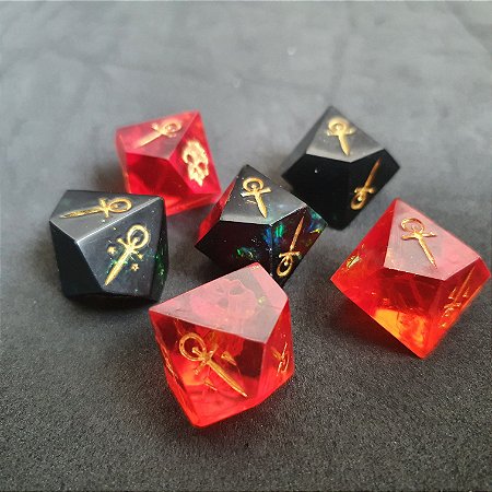 Dado Fome (vermelho)  -  Single - RPG Vampiro a Mascara  V5 - ENCOMENDA