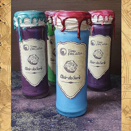 Dice Roller - Elixir da Sorte - Azul