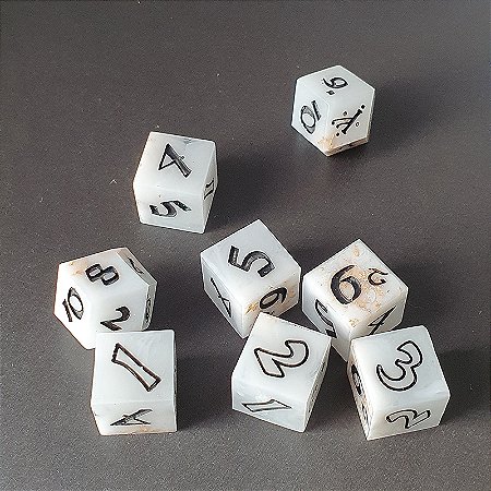 Set Dados RPG - O Um Anel - Artesanal -Tesouros de Valinor
