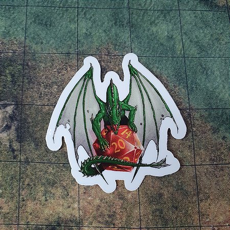 Sticker - Dragão Verde