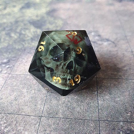 Dado Jumbo d20 Berseker  30 mm - Encomenda