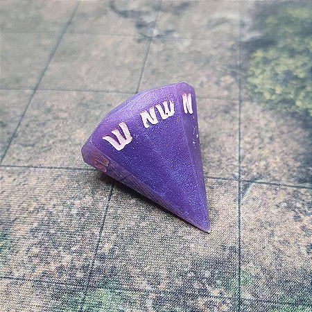 Dado Single Rosa dos Ventos - Roxo