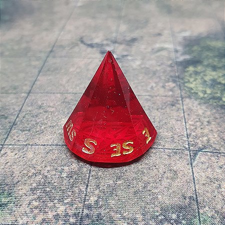 Dado Single Rosa dos Ventos - Vermelho