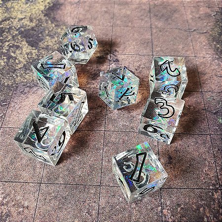 Set Dados RPG - O Um Anel - Artesanal - Ether - Encomenda