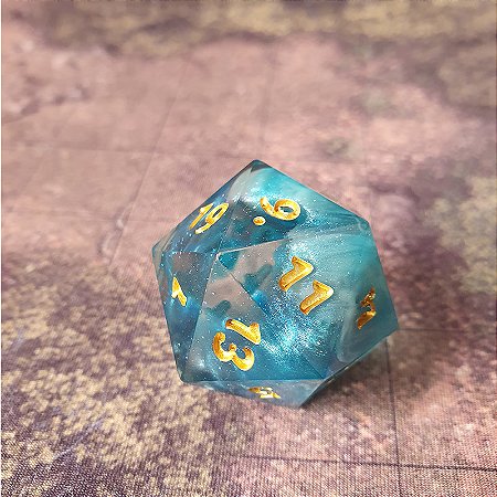 Dado Jumbo d20 - Portal Celeste - 30 mm