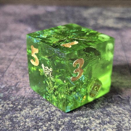 Dado Jumbo d6 Cubo Gelatinoso  30 mm - Entrega Imediata