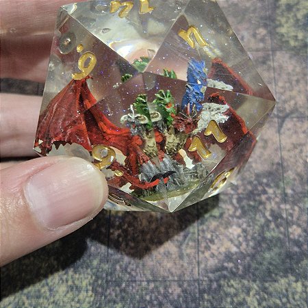 D20 Jumbo Titan Tiamat 50 mm - Entrega Imediata